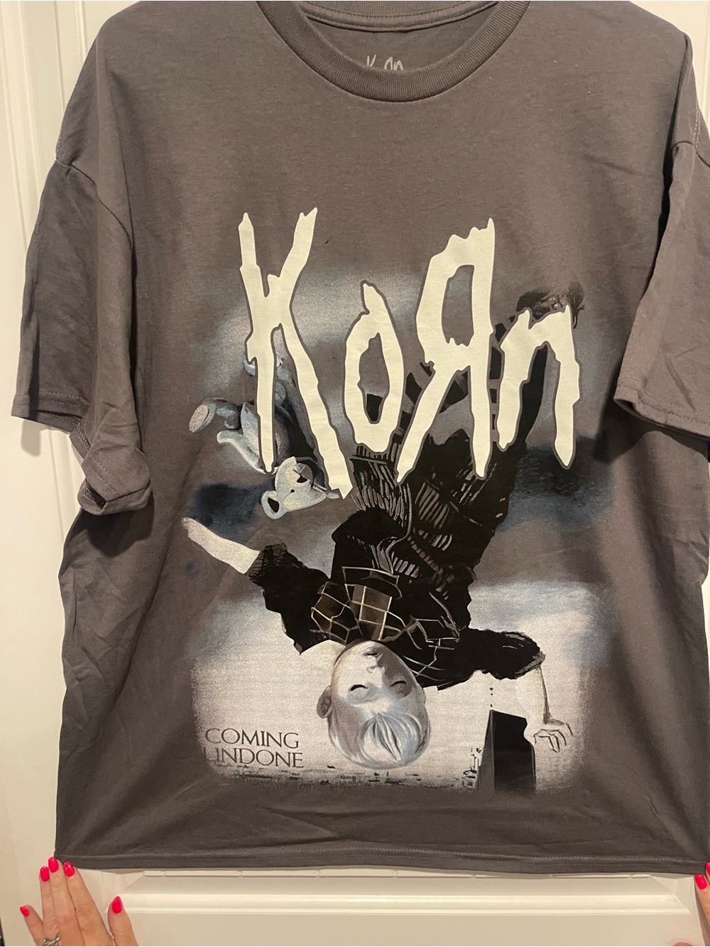 Korn Graphic Short Sleeve Tee - Charcoal